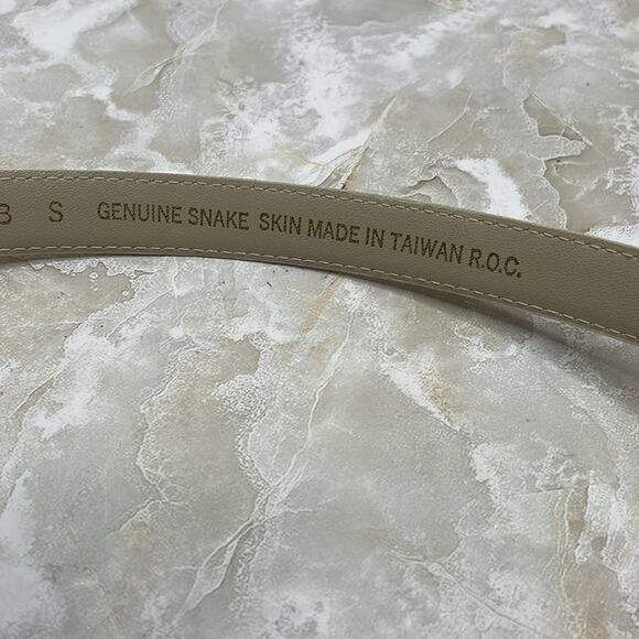 Vintage snakeskin belt main image 6